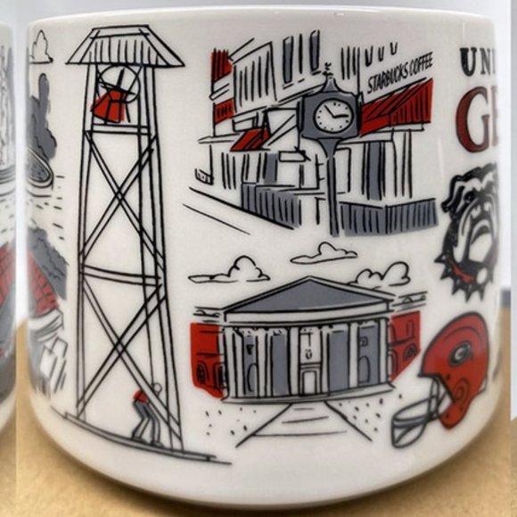 New Starbucks University of Georgia UGA Bulldogs Been There Series 14 oz mug - Picture 4 of 6